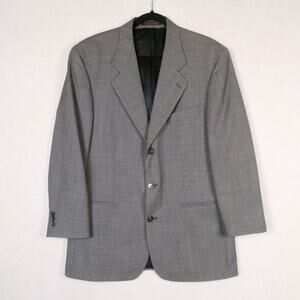 Thomas Churchill 100% Virgin Wool Brown Sport Coat Size 40R Single Breasted Suit
